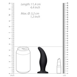 Ouch! Plug silicone Curve 11 x 3.7cm